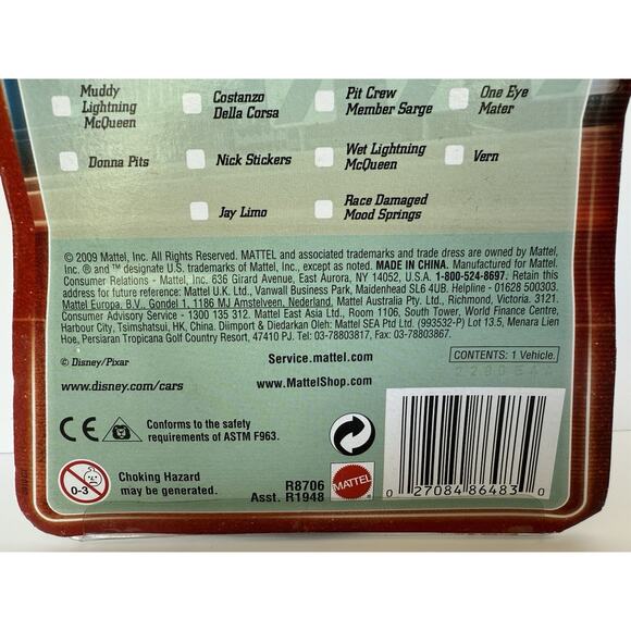 NIB Disney Cars Final Lap Collection #153 Matthew “True Blue” McCrew 1:55 - Picture 4 of 4